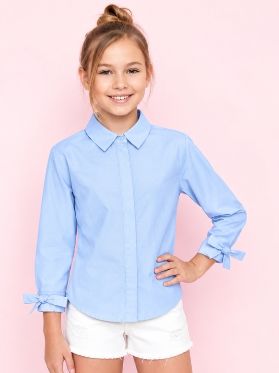 Zara Other - Zara girls blue blouse with back bow